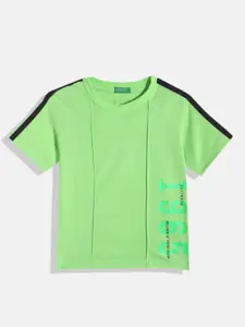 United Colors of Benetton Boys Placement Print Detail T-shirt
