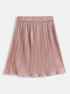 United Colors of Benetton Girls Accordion Pleated A-Line Skirt