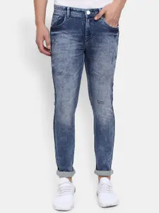 V-Mart Men Slim Fit Heavy Fade Clean Look Stretchable Jeans