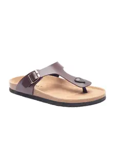 HF JOURNEY Men Textured cork Comfort Sandals
