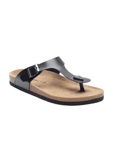 HF JOURNEY Men Nivera Open Toe Comfort Sandals With Buckle Detail