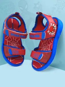 Kids Ville Spiderman Printed Sandals For Kids Boys