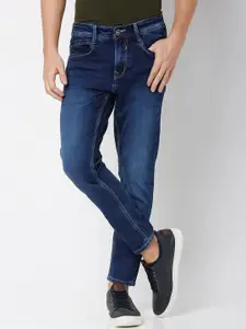 Mufti Men Mid-Rise Slim Fit Light Fade Clean Look Stretchable Jeans