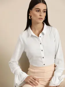 her by invictus Bell Sleeves Casual Shirt