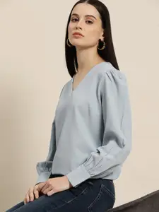 her by invictus Cuffed Sleeves Top