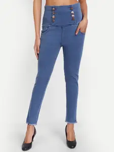 BAESD Women Jean High-Rise Denim Cotton Stretchable Jeans