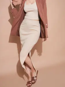 SASSAFRAS BASICS Pencil Midi Skirt