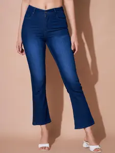 SASSAFRAS BASICS Women Bootcut Light Fade Stretchable Jeans