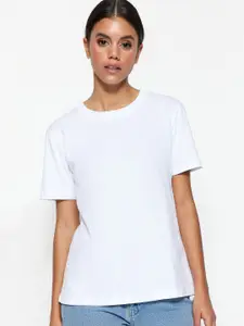 Trendyol Round Neck Pure Cotton T-shirt