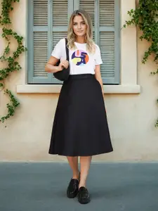 U.S. Polo Assn. Women Graphic Printed Cotton T-shirt