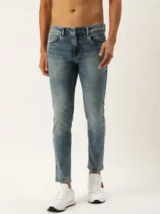 Kook N Keech Men Slim Fit Low Distress Light Fade Stretchable Jeans