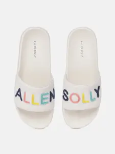 Allen Solly Women Brand Logo Woven Design Sliders