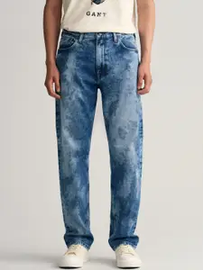 GANT Men Bleached Heavy Fade Clean Look Pure Cotton Jeans
