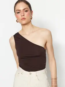 Trendyol One Shoulder Knitted Top