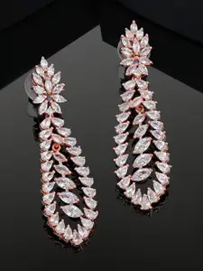 Estele Rose Gold-Plated Drop Earrings