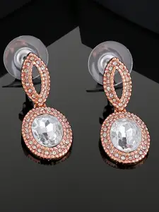 Estele Rose Gold-Plated Drop Earrings