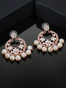 Estele Teardrop Shaped Chandbalis Earrings