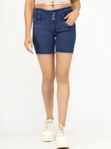BAESD Women Mid-Rise Cotton Denim Shorts