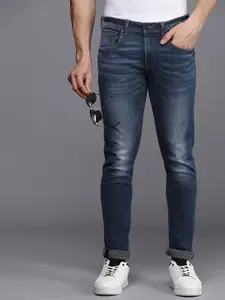 Allen Solly Sport Men Slim Fit Light Fade Stretchable Mid-Rise Jeans