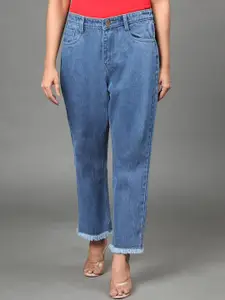 BAESD Women Jean Straight Fit High-Rise Jeans