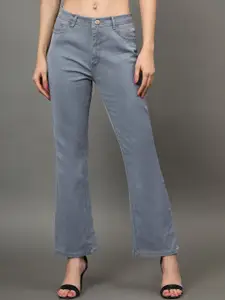 BAESD Women High-Rise Stretchable Cotton Bootcut Jeans