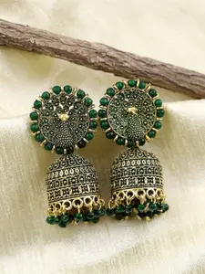 Crunchy Fashion Dome Shaped Jhumkas Earrings