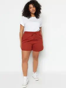 Trendyol Women High-Rise Regular Shorts