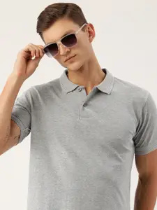 ARISE Men Polo Collar Pure Cotton T-shirt