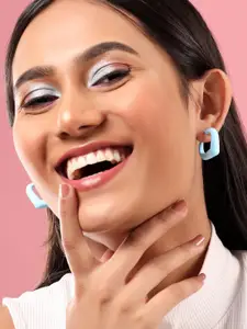 Rubans Voguish Set Of 3 Gold-Plated Half Hoop Earrings