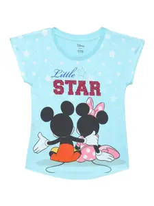 Wear Your Mind Girls Minnie Mouse Printed T-shirt