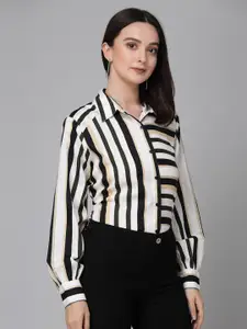 Style Quotient Smart Boxy Fit Striped Casual Shirt
