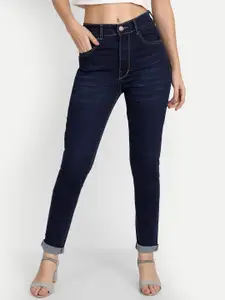 BAESD Women Jean Skinny Fit Mid-Rise Cotton Jeans