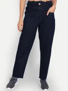 BAESD Women Jean Straight Fit High-Rise Cotton Jeans