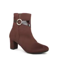 Inc 5 Women Block Heeled Regular Boots