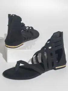 Inc 5 Women Open Toe Strappy Gladiators