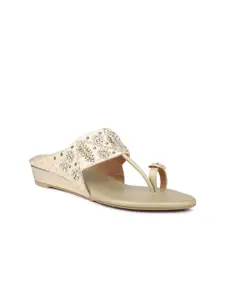 Inc 5 Embellished One Toe Wedge Heels