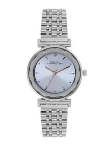 French Connection Women Dial & Stainless Steel Bracelet Style Straps Analogue Watch
