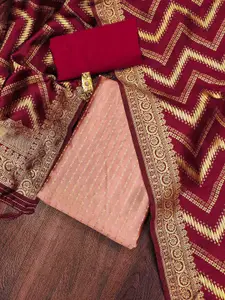 KALINI Banarasi Silk Unstitched Dress Material