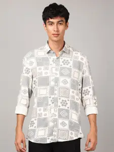 FOGA New Floral Printed Pure Cotton Casual Shirt