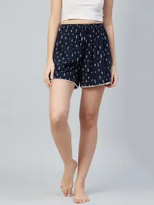 The Snug Studio Women Graphic Printed Lounge Shorts
