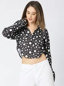 Remanika Comfort Polka Dot Printed Casual Shirt