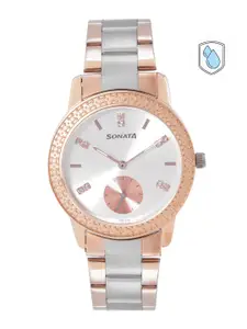 Sonata Women Bracelet Style Straps Analogue Watch 8165KM01