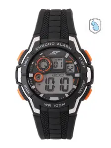 Sonata Men Super Fibre Digital Watch 77097PP04-Black Colour