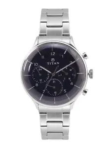 Titan Men Bracelet Style Straps Chronograph Analogue Watch NR90102SM01