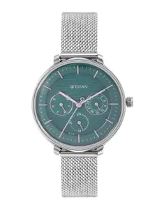 Titan Women Bracelet Style Straps Analogue Multi Function Watch NR2651SM02