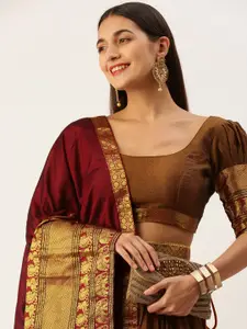 LOOKNBOOK ART Unstitched Lehenga & Blouse With Dupatta