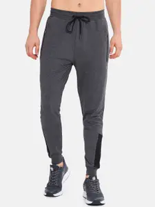 Cultsport Men Contrast Panel Relaxed-Fit Bio Wash Soft & Durable Yoga Joggers