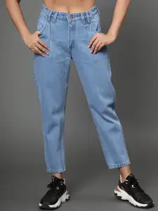 BAESD Women Jean Straight Fit Cotton High-Rise Jeans