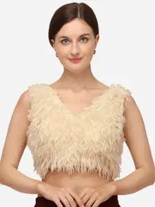 Amrutam Fab Embellished Silk Fancy Saree Blouse