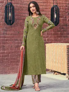 Stylee LIFESTYLE Embroidered Pure Cotton Unstitched Dress Material